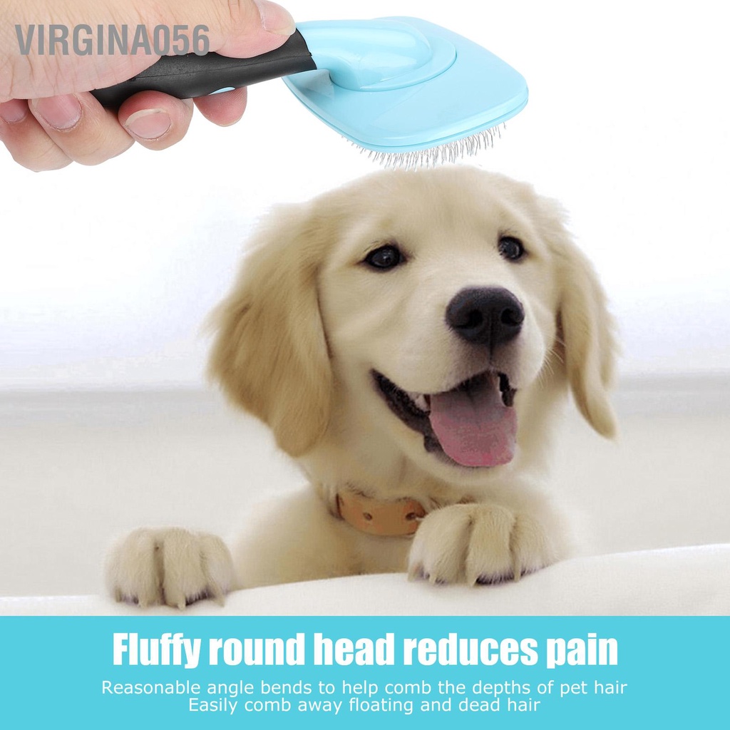 Có thể bán buôn Lược chải lông cho chó mèo Xoay 360 ° Bàn cạo rối loại bỏ Công cụ thú cưng Virgina056 Hàng giao ngay
