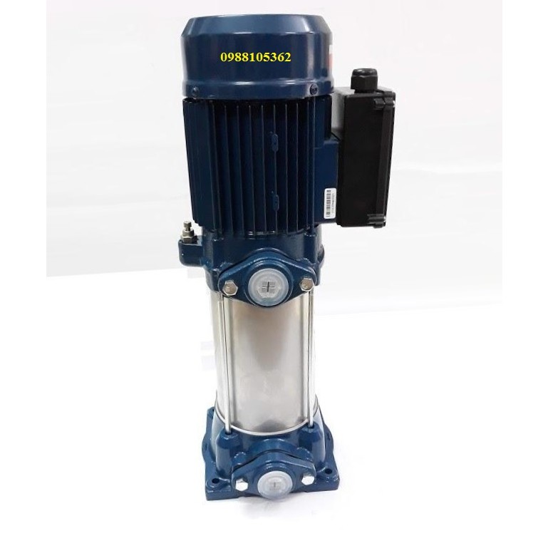 MÁY BƠM TRỤC ĐỨNG EWARA VM 2-9x9 1,5KW 2HP 1PHA