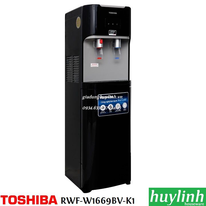 [Mã ELHAMS5 giảm 6% đơn 300K] Cây nước nóng lạnh Toshiba RWF-W1669BV-K1 - Đen