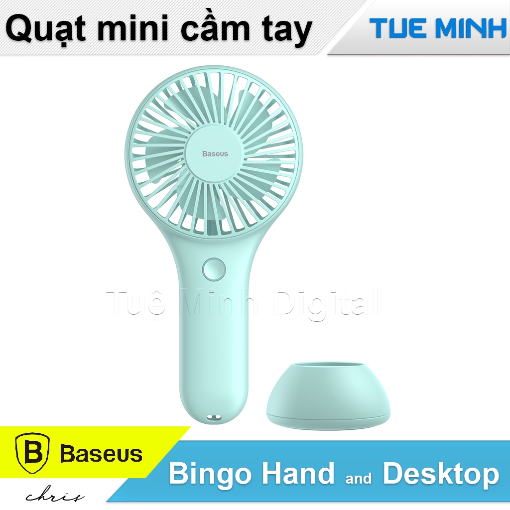 [Mã ELHA22 giảm 5% đơn 300K] Quạt mini cầm tay pin sạc Baseus Bingo Fan