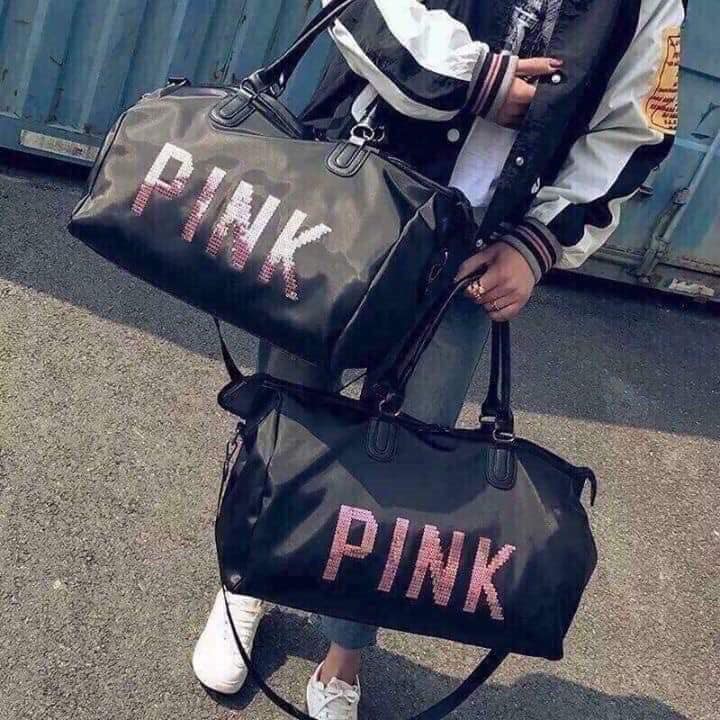 Túi Pink Đi Du Lịch size đại, túi chất đẹp