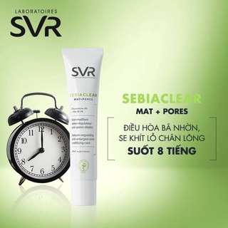 Kem dưỡng kiềm dầu svr sebiaclear mat+pores