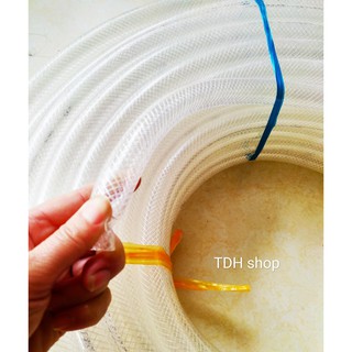 Ống nhựa lưới màu trắng phi  8,10,12, 14,16, 18, 25/ Ống nước nhựa dẻo tưới cây các size