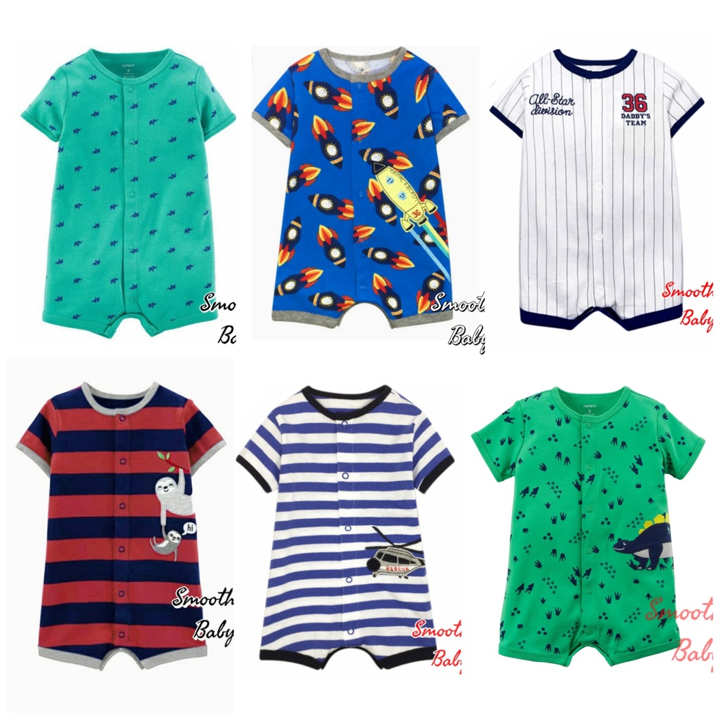 BODY ĐÙI Romper- Bộ liền thân đùi BÉ TRAI - CÀI NÚT GIỮA 5-13KG