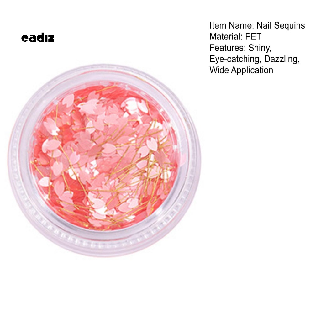 1 Hộp Hạt Charm Đính Móng Tay Lấp Lánh