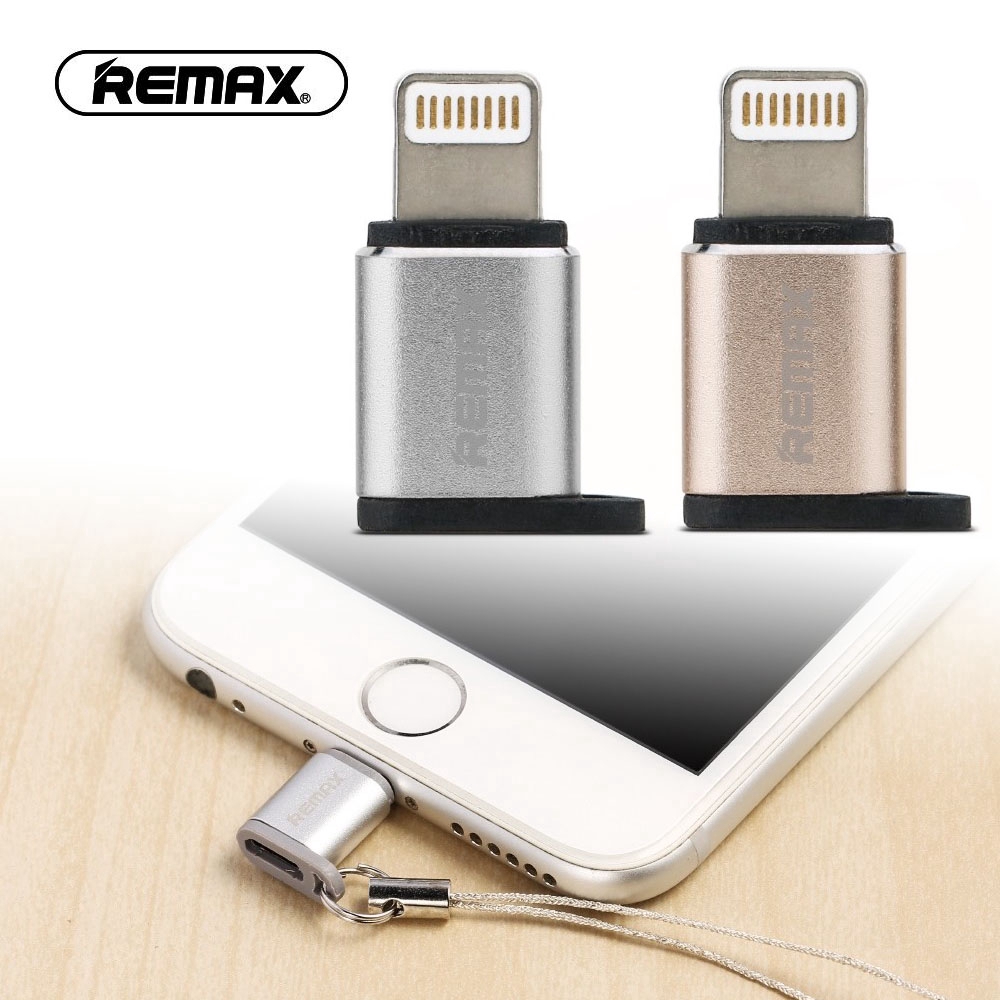 Đầu chuyển đổi từ Micro USB sang Lightning cho iPhone iOS REMAX