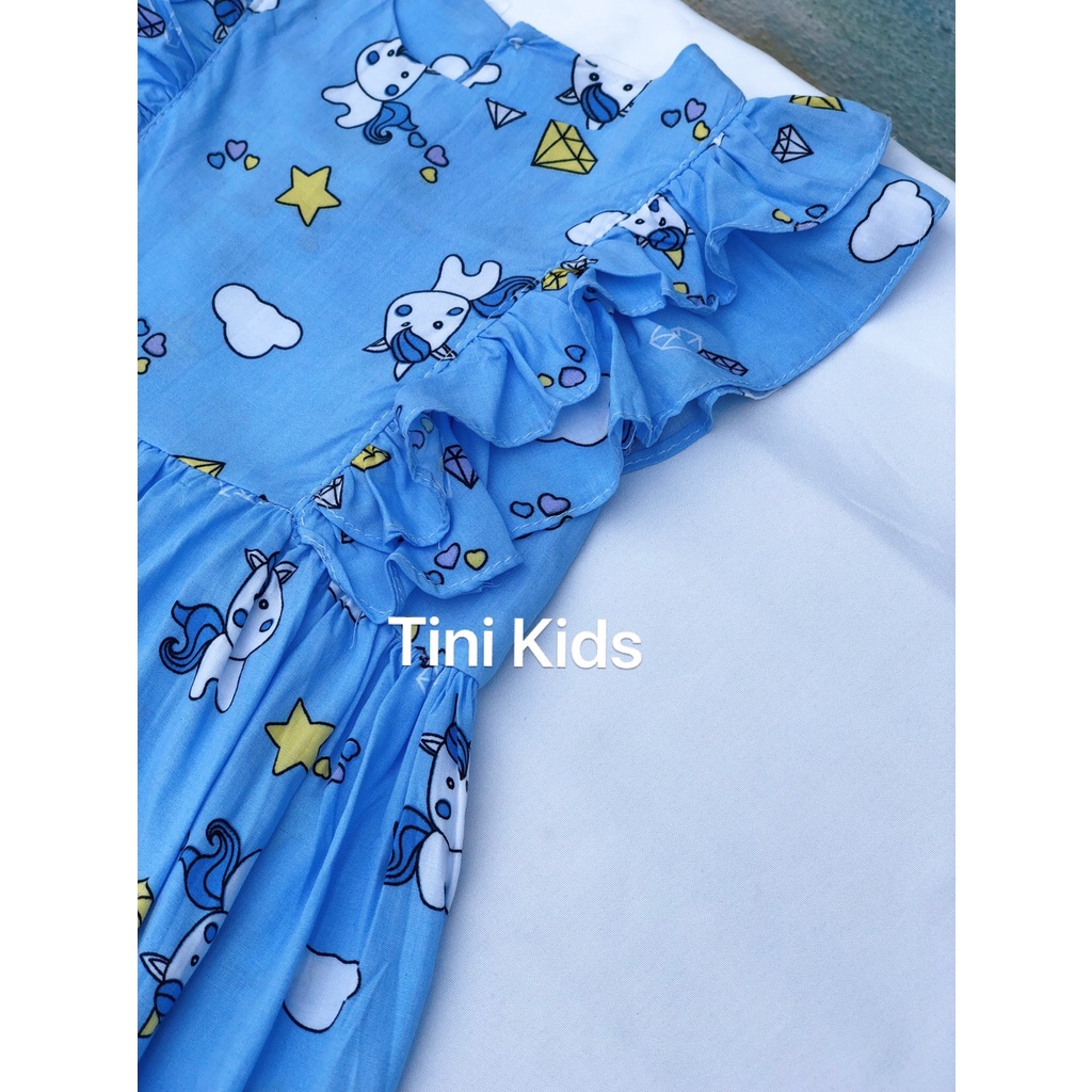 Đầm Lanh Bé Gái, Váy Lanh Mùa Hè Mặc Mát, Mềm, Mịn Cho Bé Yêu Moonykids