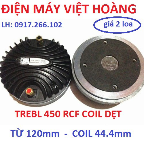 CỦ TRÉP KÈN 450 RCF COIL DẸT CAO CẤP TỪ 120 COIL 44 - 4mm - GIÁ 2 CHIẾC