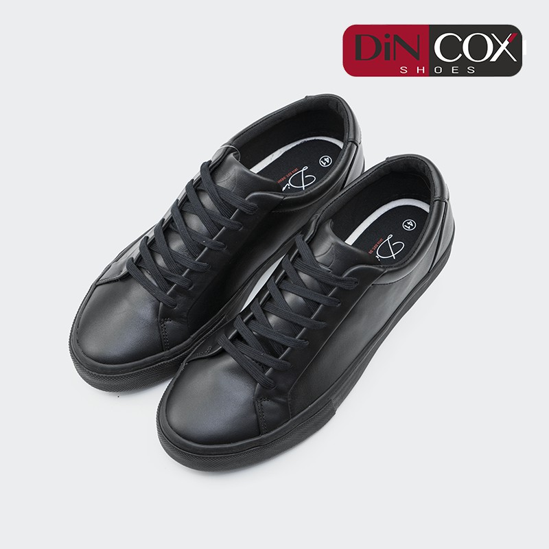 Giày Da Nam Sneaker D20 Black DINCOX Năng Động Cá Tính | BigBuy360 - bigbuy360.vn