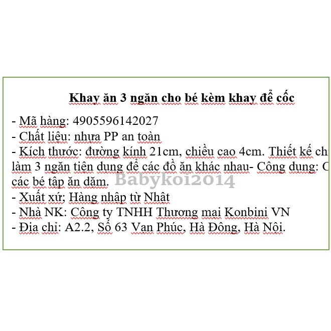 Khay ăn dặm BLW cho bé ăn dặm hàng nội địa Nhật