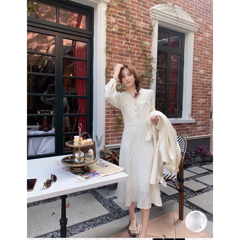 Đầm ren midi ZARA