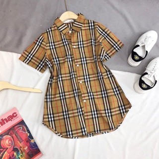 Áo sơ mi Kẻ cộc tay BBR thời trang
