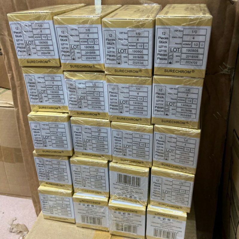 Chỉ tự tiêu catgut các số 2/0, 3/0, 4/0, 5/0