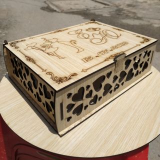 Hộp Quà Tặng Khắc Trái Tim
