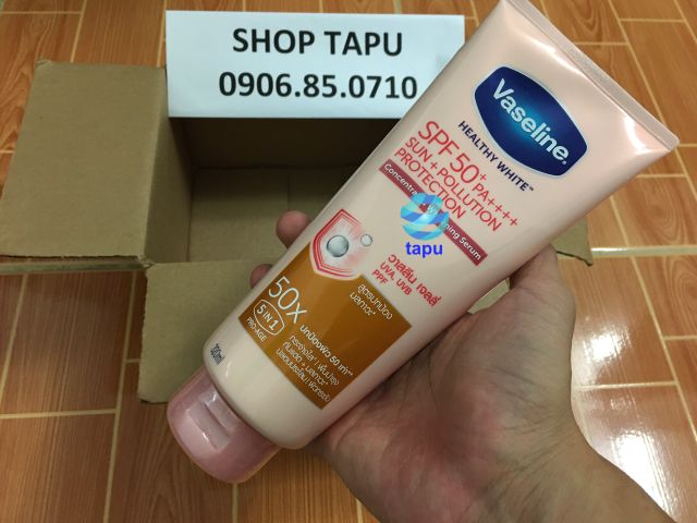 [Có video sp] Sữa dưỡng thể Vaseline Perfect Serum 50x tuýp 320ml