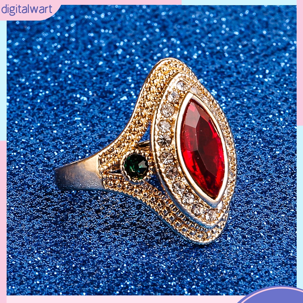 Nhẫn đính đá thời trang kiểu dáng vintage cho nữ