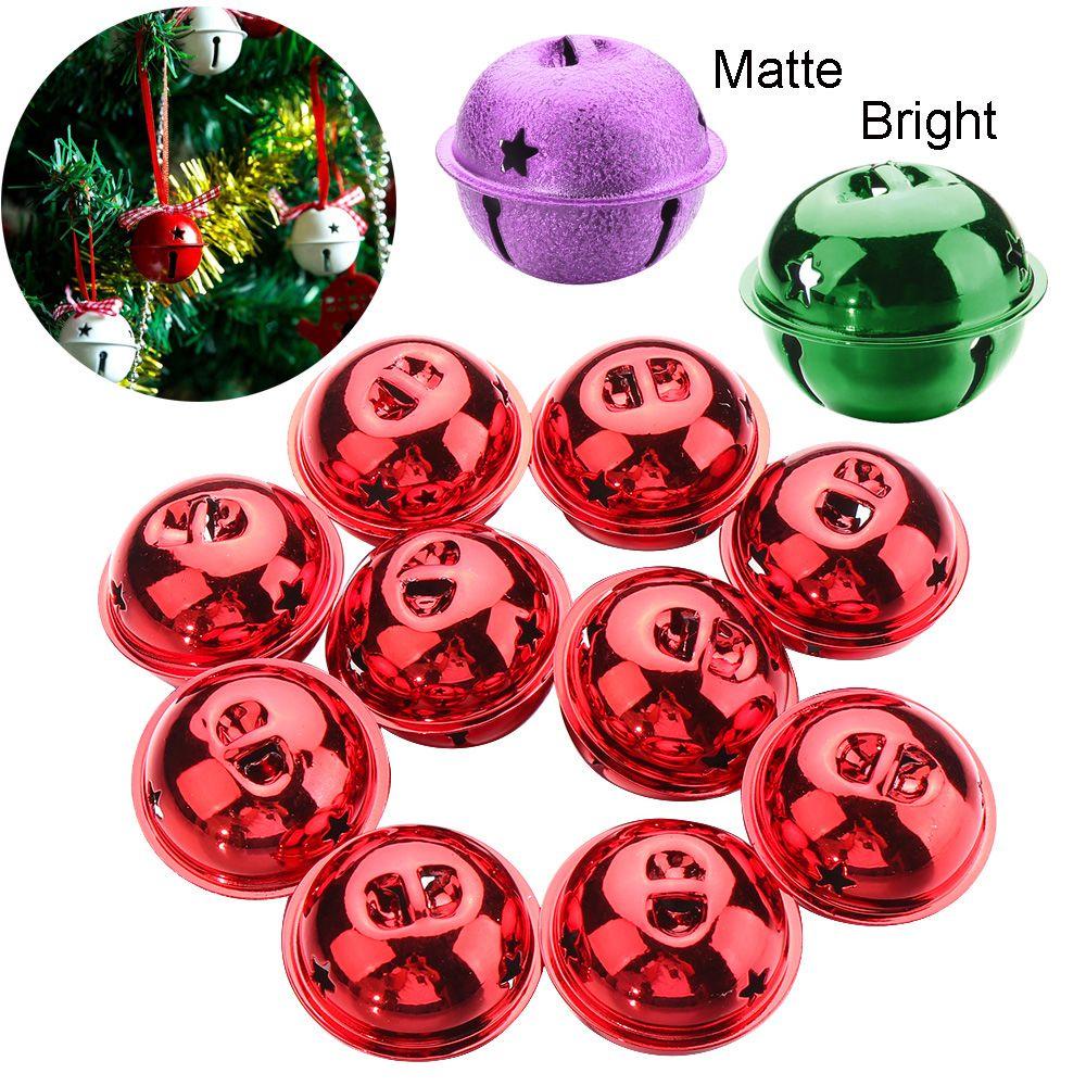 FAY 10 Cái Chuông Sắt Sáng Trang Trí Cây Thông Noel