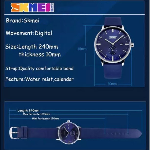 Đồng Hồ Nam SKMEI KWJAPAN Dây Da Siêu Bền Chống Nước Tốt | BigBuy360 - bigbuy360.vn