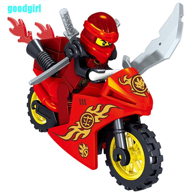 Set 8 Mô Hình Xe Mô Tô Đồ Chơi Lego