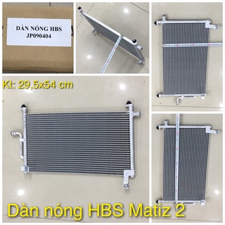Dàn nóng HBS xe Daewoo (Matiz / Laceti)