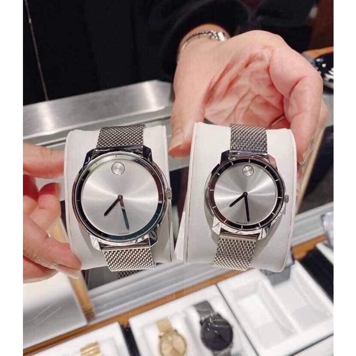 Đồng hồ cặp Movado Model nam 3600260 case 44mm, Model nữ 3600241 case 36mm chính hãng