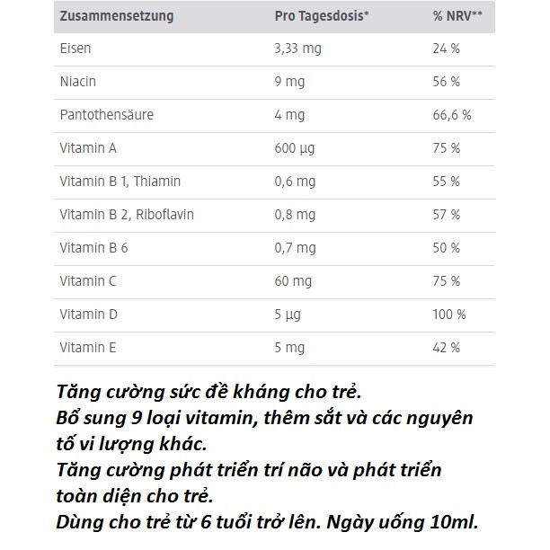 Hàng Đức Sanostol 6, 460ml