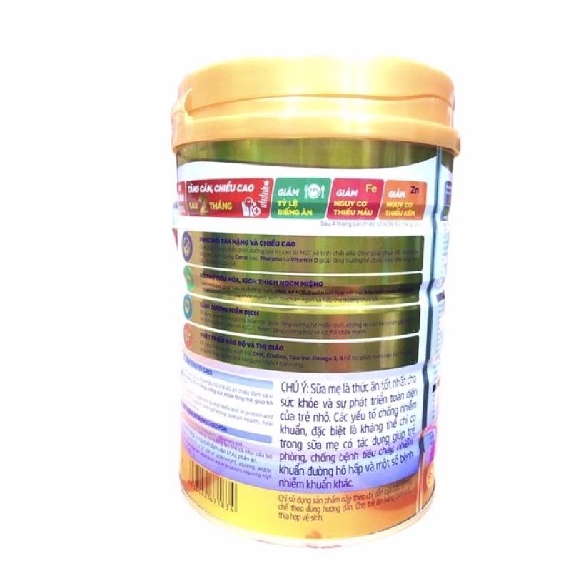 (Mẫu mơi) Sữa bột care 100 Gold Lon 900g
