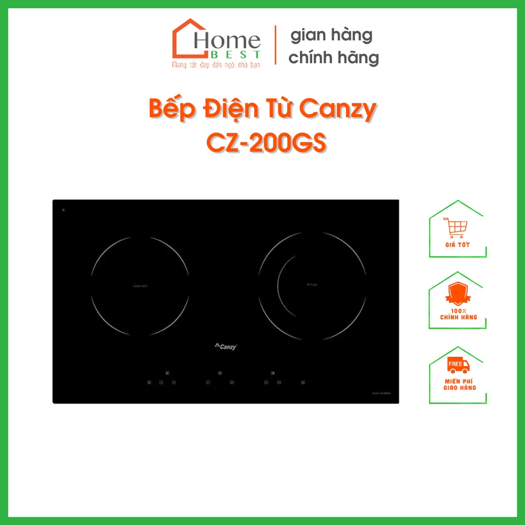 Bếp điện từ Canzy CZ-200GS cao cấp-tiết kiệm điện-HOMEBEST