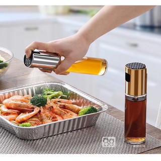 Bình Xịt Dầu Ăn Thủy Tinh, Chai Xịt Nấu Ăn Gia Đình, Dụng Cụ Nhà Bếp BBQ 100ML-HK123