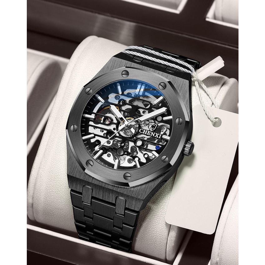 Đồng hồ cơ nam chính hãng automatic tự động CHENXI CX-8848 cao cấp bền bỉ máy nhật kèm hộp