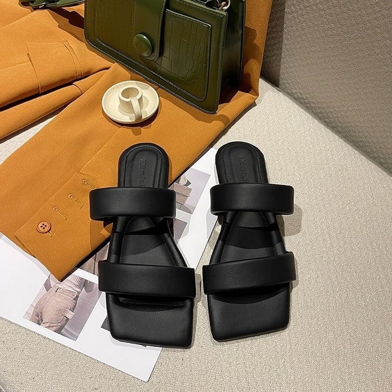 Dép đi biển XIELUAIZTA 02006 đế bằng phong cách Hàn Quốc thời trang cho nữ