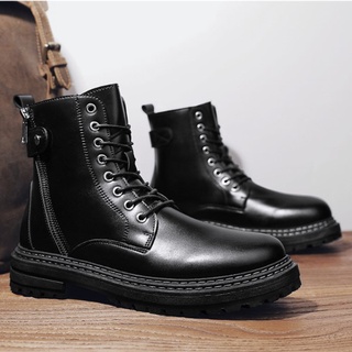 Giày Boot Nam Khóa Kéo COMBAT GN343