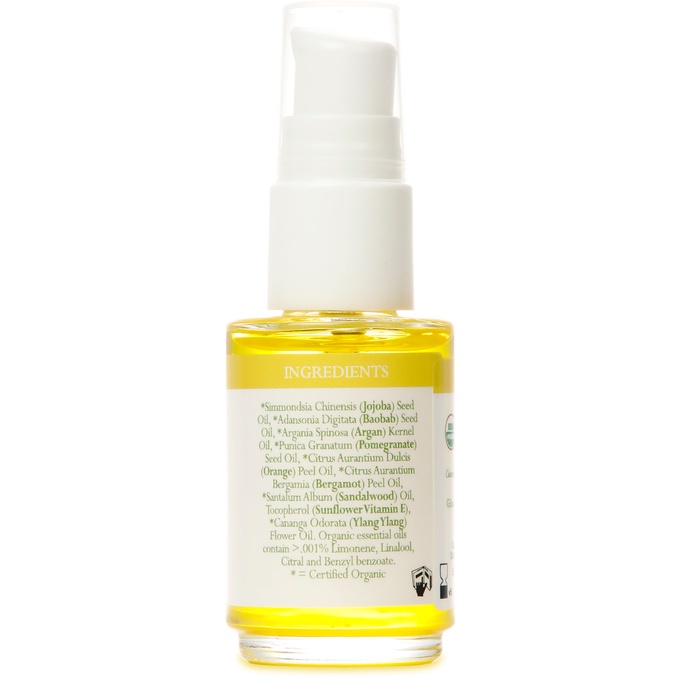 Dầu dưỡng da hữu cơ BADGER Argan organic face oil serum - nhẹ thấm nhanh cho da nhờn mụn và hỗn hợp - 29.5ML