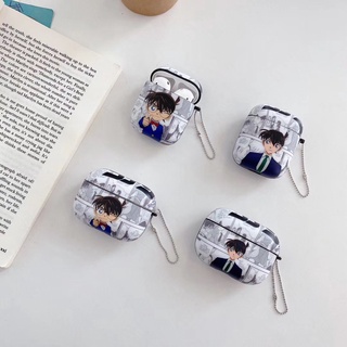 Vỏ Bảo Vệ Hộp Sạc Tai Nghe Airpods 1 / 2 / 3 pro Mềm Chống Sốc / Thất Lạc Hình Thám Tử Conan Kiểu Nhật Bản Dễ Thương
