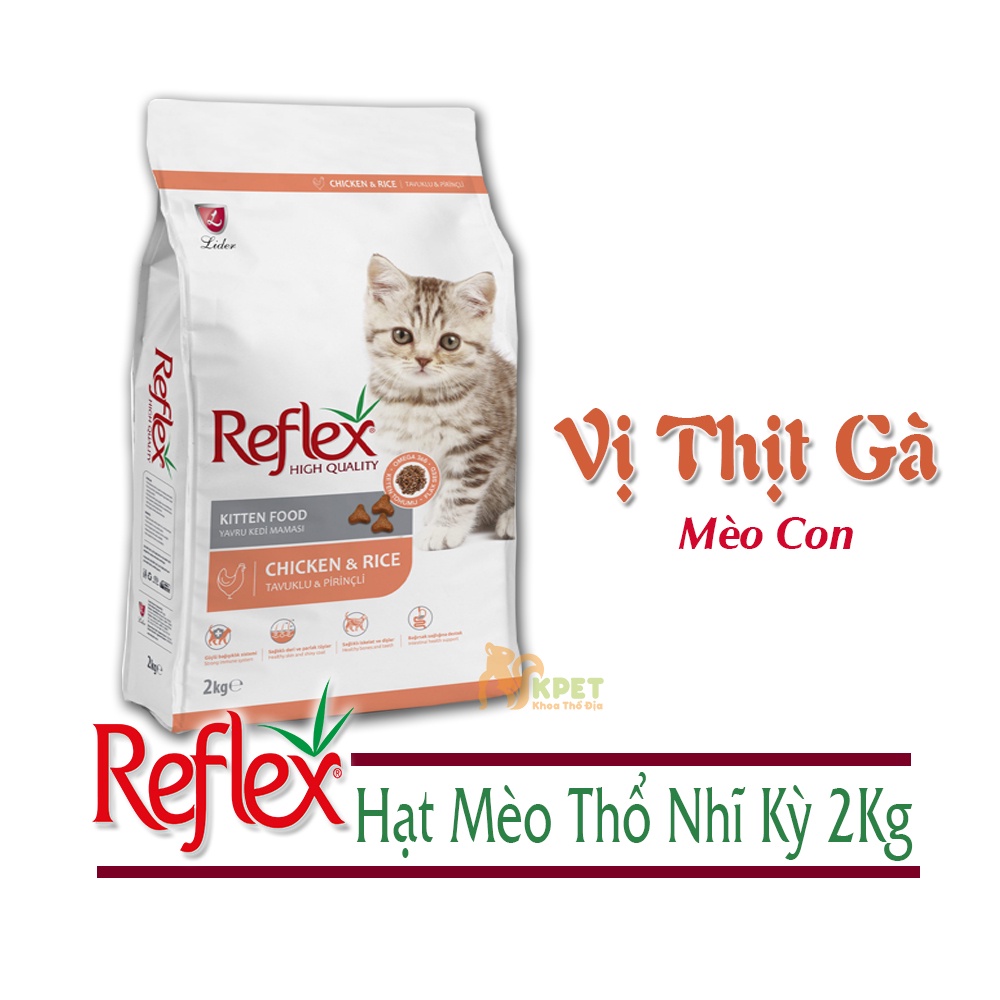 Hạt Mèo Reflex 2kg - Thức ăn mèo giá rẻ - nhập khẩu