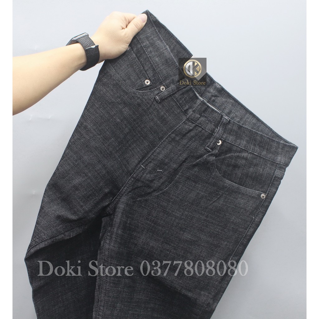 Quần Jean Nam Cao Cấp Màu Chì (Chỉ Chìm), Quần Bò Nam Chất Vải Co Giãn Thoải Mái, DOKI DK-11 | BigBuy360 - bigbuy360.vn