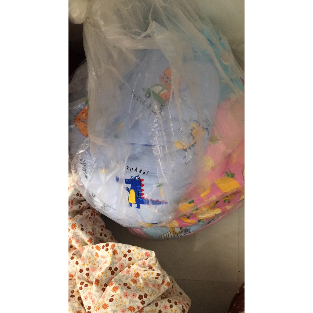 Vải lanh - Vải tôn - Vải tole nhung in hoạt tiết cho bé