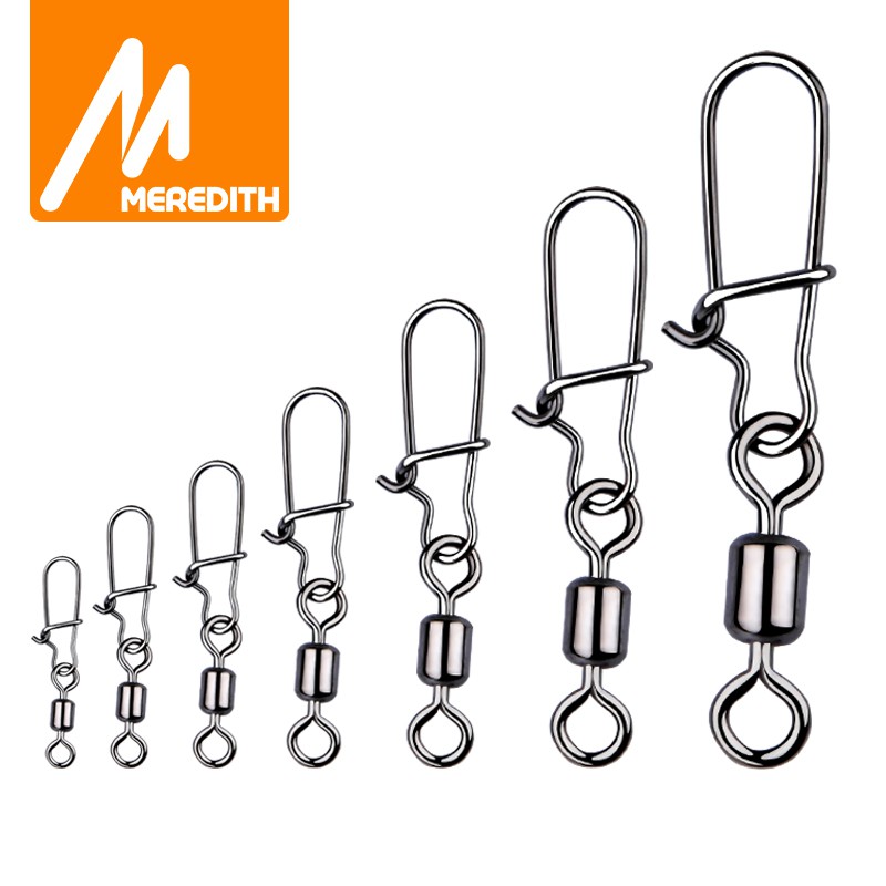 Set 50 Đầu Nối Móc Câu Cá MEREDITH Chuyên Dụng Chất Lượng Cao