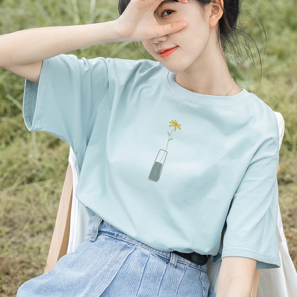 Áo Thun Nữ Hoa Cúc KENA KAT-124