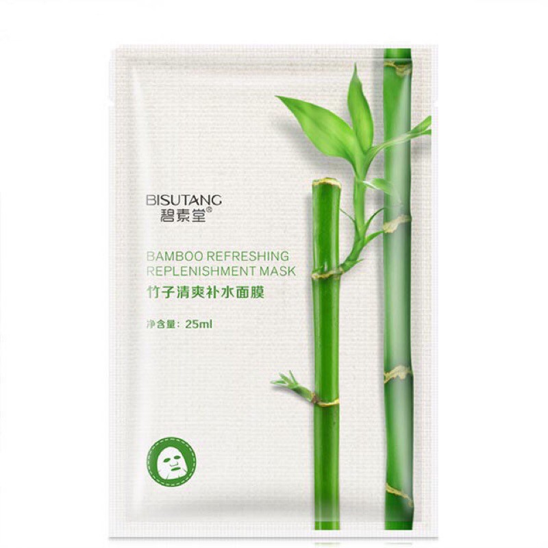 Mặt nạ trái cây dưỡng trắng cấp ẩm giảm mụn mask nội địa cao cấp 8 vị Bisutang thiên nhiên