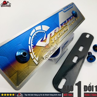 Bảng tên xe máy 3D titan VARIO- tặng kèm pass gắn và ốc titan Thái
