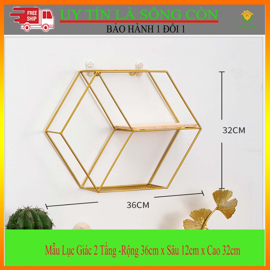Kệ Treo Tường Pihouse Decor, Trang Trí Nhà Cửa Cực Cool