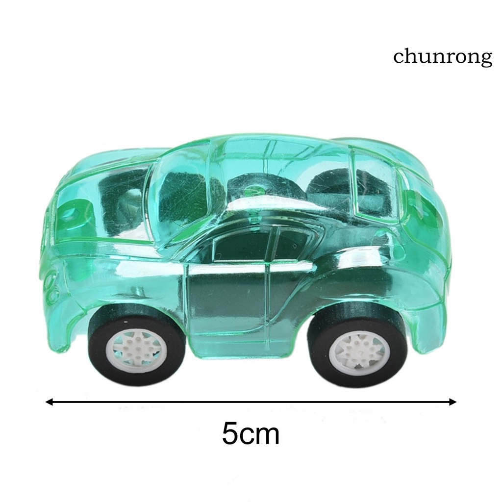 Cr Mô Hình Xe Hơi Đồ Chơi Mini Bằng Nhựa Trong Suốt Dễ Thương Cho Bé