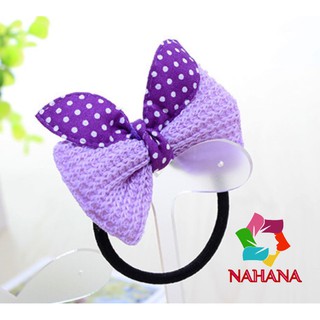 Cột buộc tóc nơ handmade đẹp bằng vải cho bé