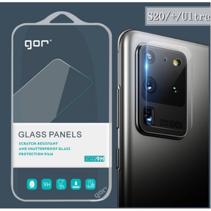 Bộ 2 Kính Cường Lực Camera Samsung Galaxy S20 Plus / S20+ / S20 Ultra Hãng GOR Cao Cấp
