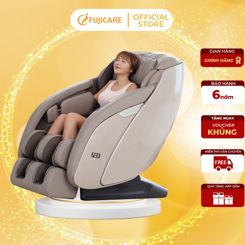 Ghế Massage toàn thân FUJICARE FC-S600 chiếc ghế tiên phong áp dụng công nghệ bi lăn 4D MAX trong lĩnh vực mát xa