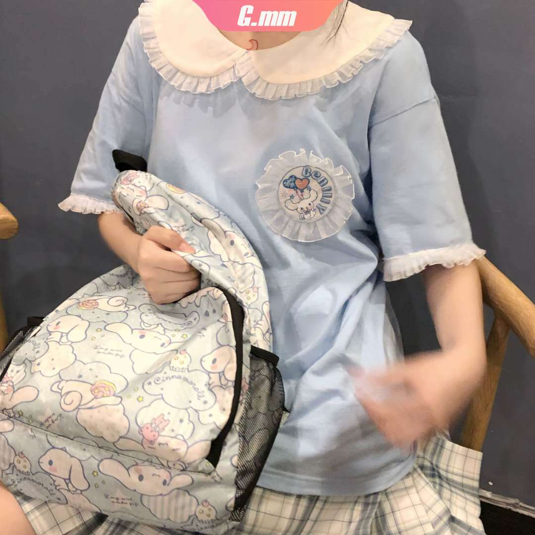 GM Áo Thun Ngắn Tay Form Rộng Phong Cách Hàn Quốc Dành Cho Nữ | BigBuy360 - bigbuy360.vn