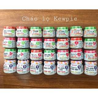 Cháo và hoa quả nghiền ăn liền kewpie cho bé 7 tháng