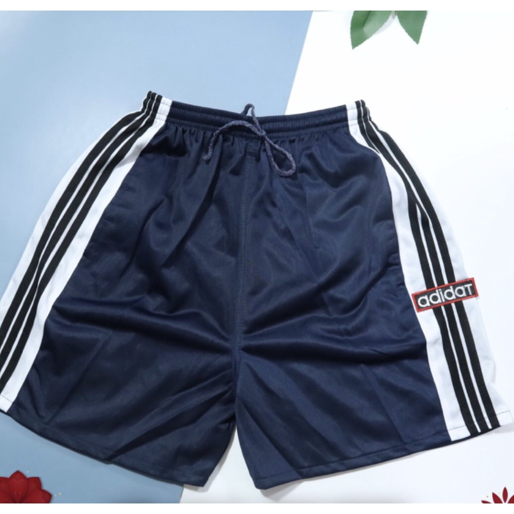 Combo 3 Quần đùi vải thun thể thao viền sọc, tập gym, quần ngủ