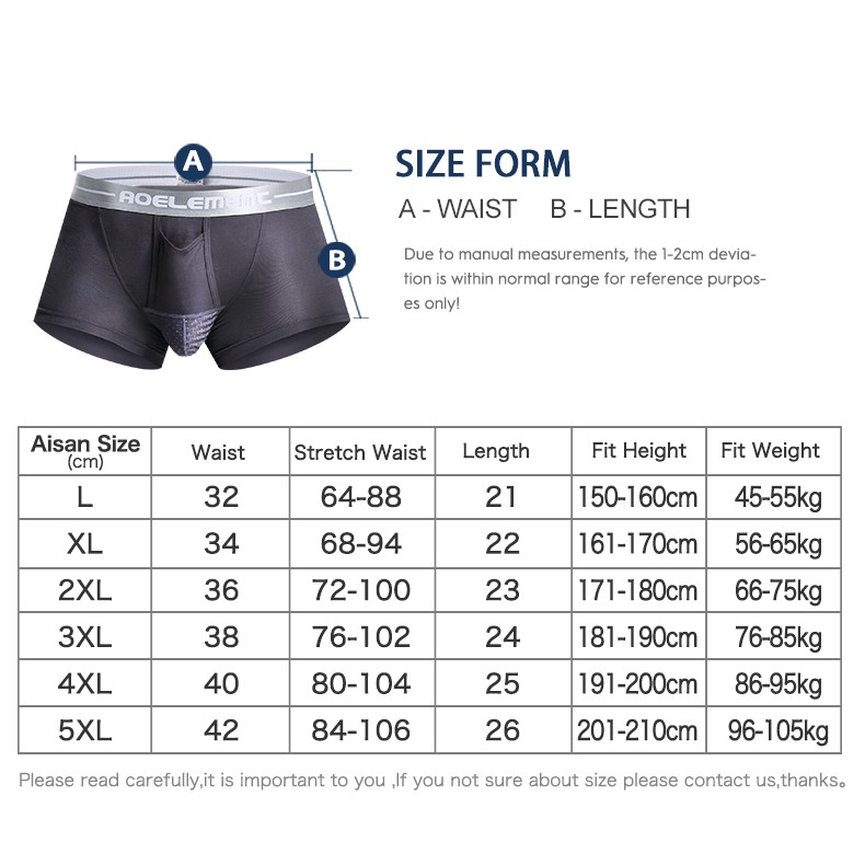 Quần lót boxer quyến rũ thoải mái hợp thời trang cho nam 035